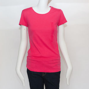Banana Republic Pink Organic Cotton Tee Top Size M